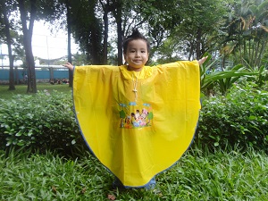 Áo mưa cánh bướm trẻ em